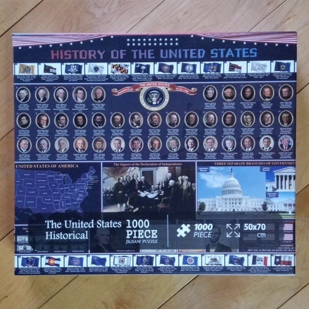 Puzzle "History of the United States" NIB